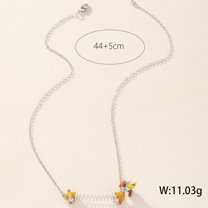 Wholesale Creative Spring Dog Alloy Necklace JDC-NE-QingH006