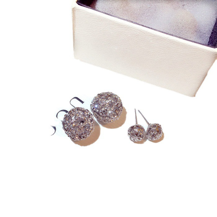 Wholesale Hollow Full Diamond Alloy Earrings JDC-ES-PaiL005