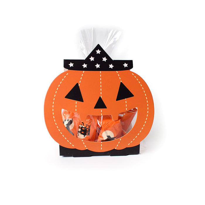 Wholesale Halloween Packaging Candy Box Pumpkin Carton Cartoon MOQ≥10 JDC-JP-HuaiB005