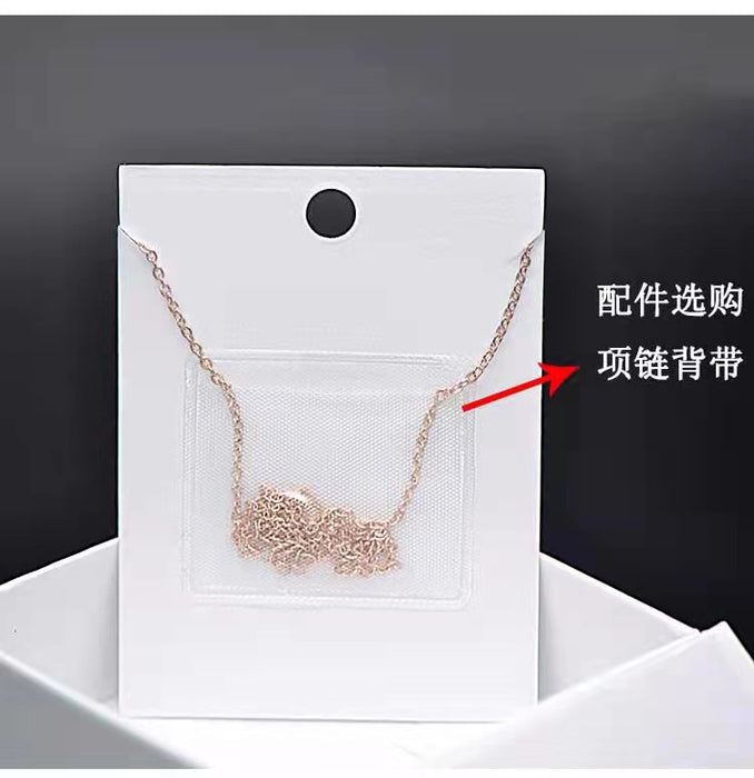 Wholesale Jewelry Packaging Necklace Card Back Bag Jewelry Hanging Bag JDC-JP-ZhuoY001
