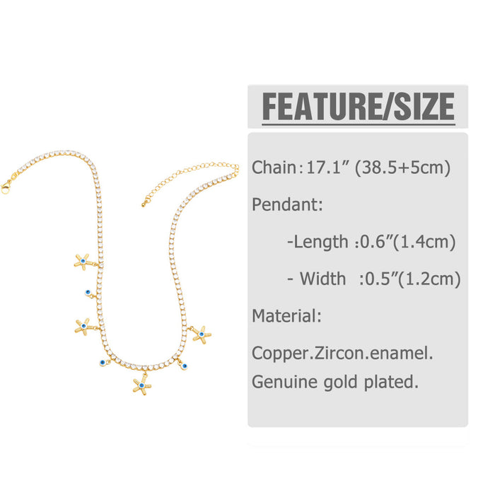 Wholesale Necklace Copper Plated 18K Gold Zircon Elephant JDC-PREMAS-NE-015