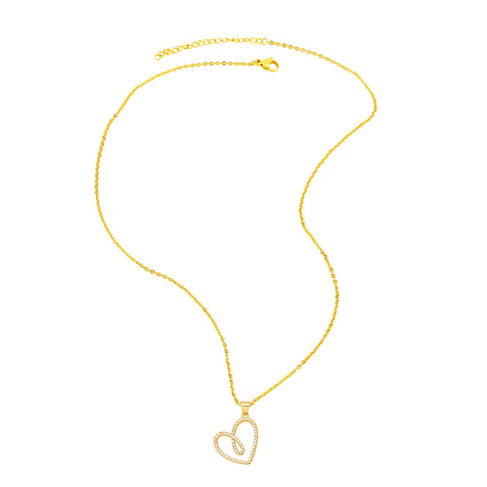 Wholesale Necklace Love Versatile Niche Clavicle Chain MOQ≥2 JDC-NE-PREMAS020