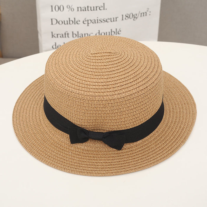 Wholesale British retro flat top small fresh sunshade anti-ultraviolet hat MOQ≥2 JDC-FH-XYun001