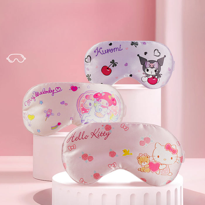 Wholesale Children's Eye Mask for Boys and Girls Sleeping Shading Eye Protection New Silk Light Breathable Eye Mask Special Cover JDC-EM-Zaix001