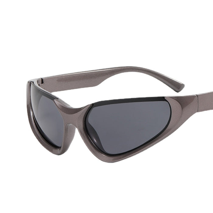 Wholesale Sunglasses PC Shaped Half Frame Future Technology Sense JDC-SG-KD191