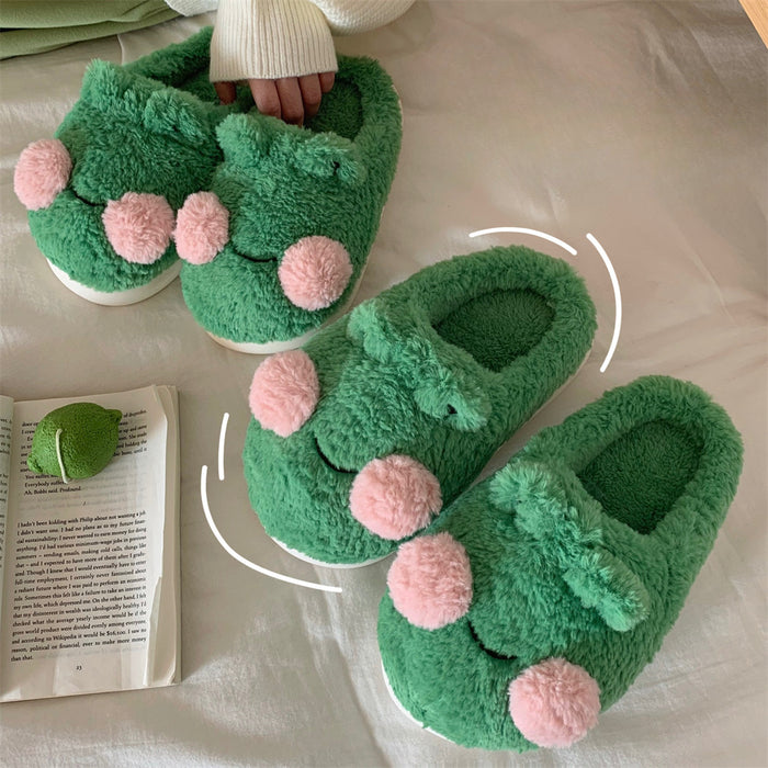 Wholesale Cute Cartoon Soft Bottom Cotton Slippers JDC-SP-RongHe004