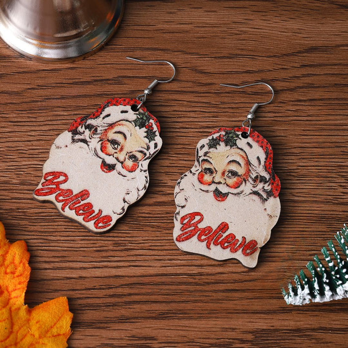 Wholesale Christmas Glitter Earrings JDC-ES-ChuLian012