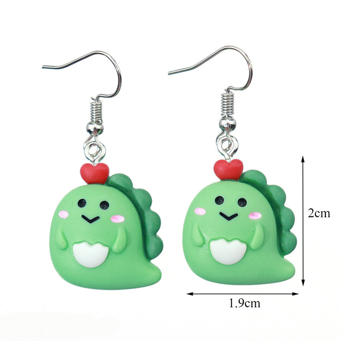 Wholesale Cartoon Animal Resin Earrings JDC-ES-niqing029