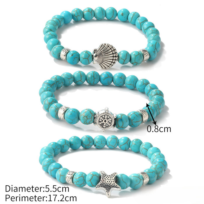 Wholesale Bohemian Ethnic Style Turquoise Bracelet JDC-BT-ManY004