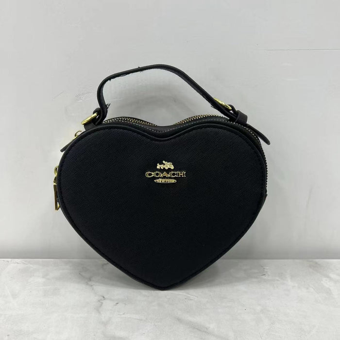 Wholesale 2024 New Style Fashion Classic Heart Bag Old Flower Handbag Shoulder Bag (F) JDC-SD-ManY004