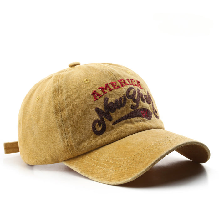Wholesale Cotton Fashionhats Baseball Caps Vintage Letter Embroidery JDC-FH-TuL007
