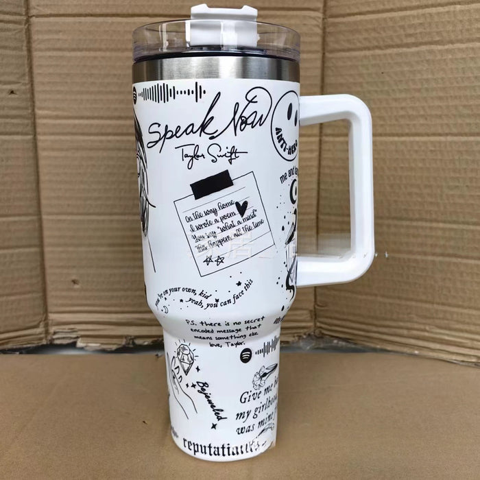 Wholesale Stainless Steel Tumbler Car Thermos Cup with Handle JDC-CUP-SanShun001