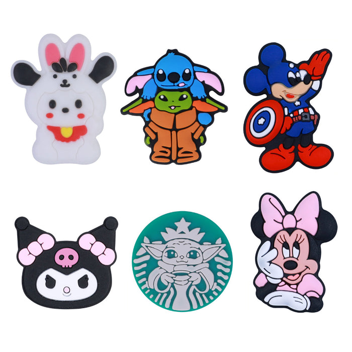 Wholesale 20pcs Cartoon Cute Silicone Beads JDC-BDS-HeX054