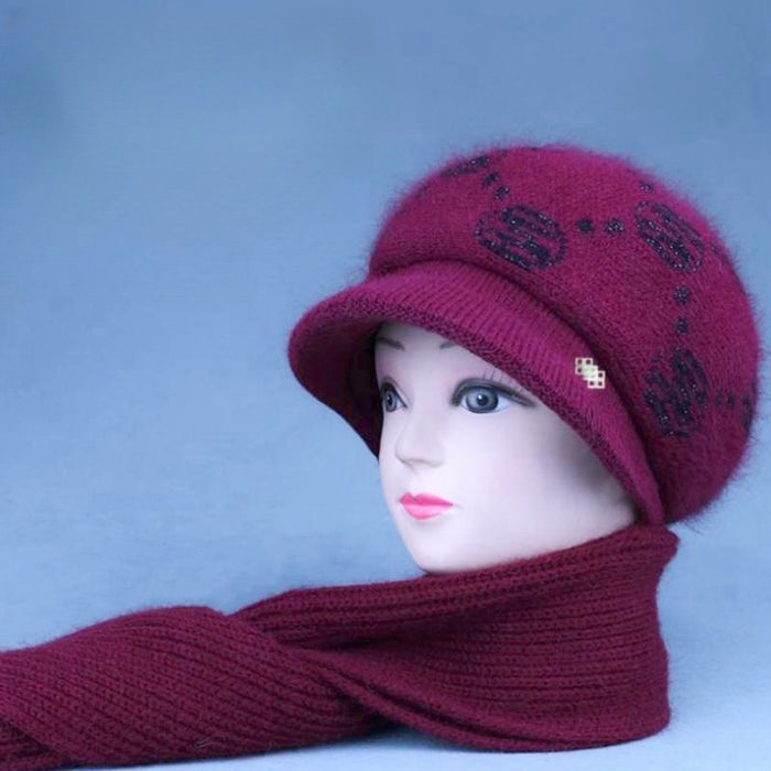 Wholesale Middle-aged and Elderly Wool Hats for Warm Knitting JDC-HT-PX009