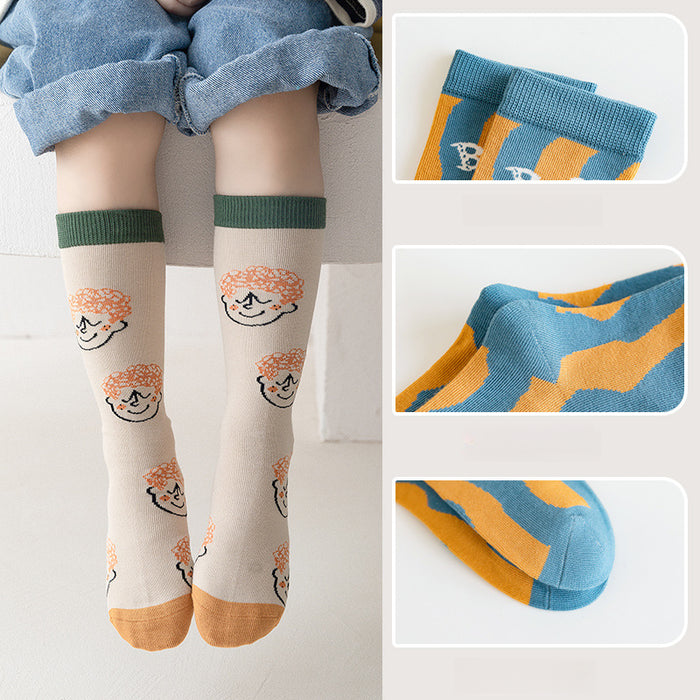 Wholesale 3 Pairs/pack Children's Cartoon Socks JDC-SK-SL011