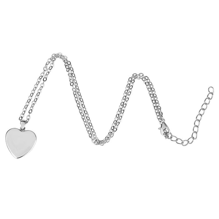 Wholesale Cartoon Alloy Heart Shape Necklace JDC-NE-NH007