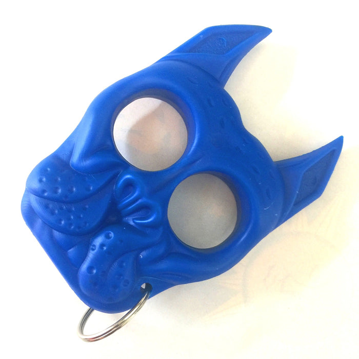 Wholesale Dog Head Mini Plastic Steel Keychain JDC-KC-KB044