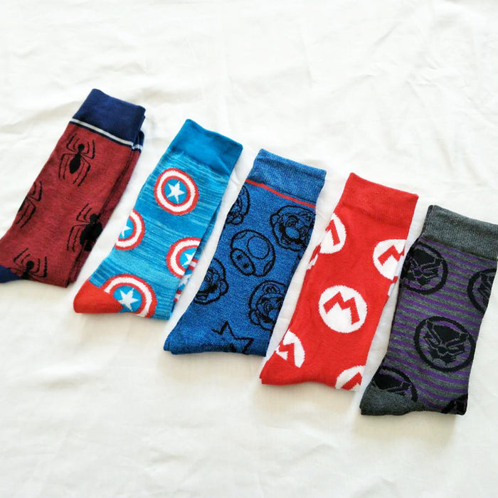 Wholesale Cotton Cartoon Middle Tube Socks JDC-SK-YiYan070