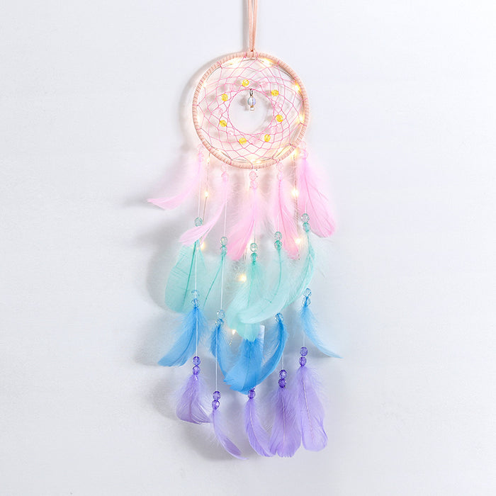 Wholesale Feather Dream Catcher Hot Air Balloon Design Handmade Gift