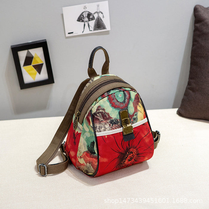 Wholesale Oxford Cloth Lightweight Small Backpack JDC-BP-LanGongzhu002