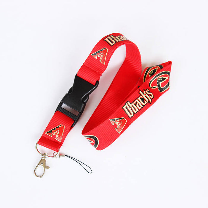 Wholesale Baseball team  gift badge key mobile phone work certificate hanging rope hanging rope