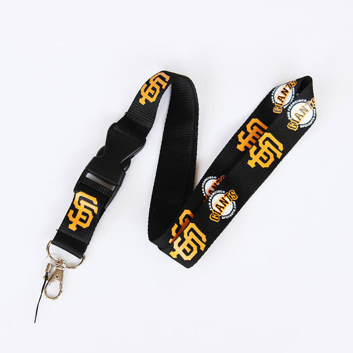 Wholesale Baseball team  gift badge key mobile phone work certificate hanging rope hanging rope