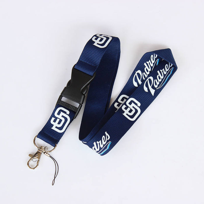 Wholesale Baseball team  gift badge key mobile phone work certificate hanging rope hanging rope