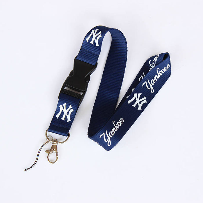Wholesale Baseball team  gift badge key mobile phone work certificate hanging rope hanging rope