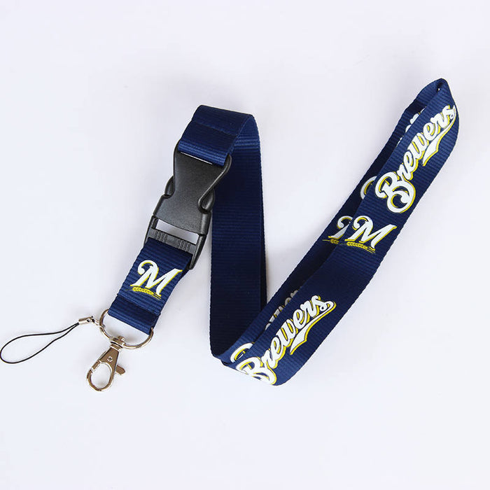 Wholesale Baseball team  gift badge key mobile phone work certificate hanging rope hanging rope