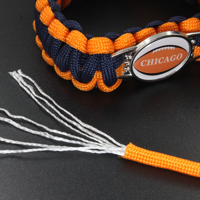 Wholesale Umbrella Rope Woven Alloy Bracelet (F) JDC-BT-ShangC003