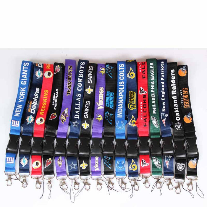 Wholesale Football Team Lanyard Club Chest Card Key Work Permit Mobile Phone Lanyard