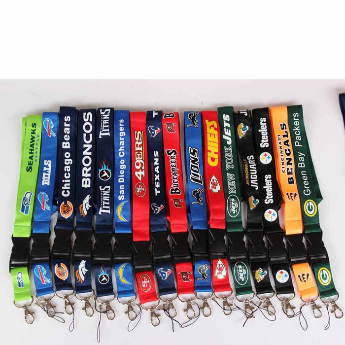 Wholesale Football Team Lanyard Club Chest Card Key Work Permit Mobile Phone Lanyard