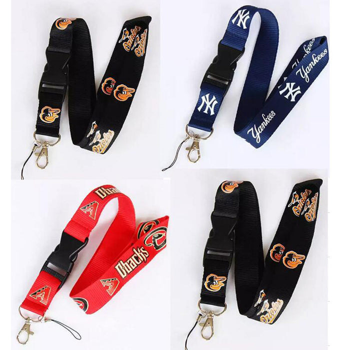 Wholesale Baseball team  gift badge key mobile phone work certificate hanging rope hanging rope