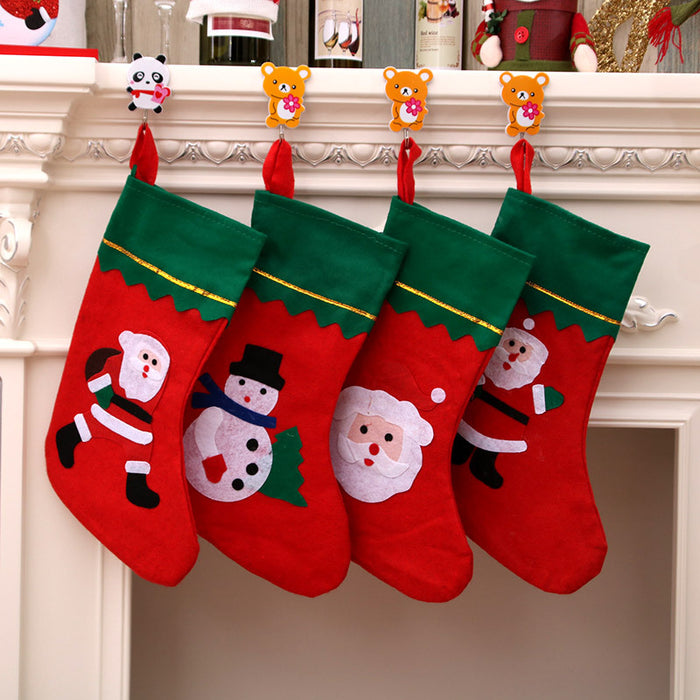 Wholesale Christmas Decoration Christmas Socks Christmas Gift Decals Large Christmas Socks Gifts