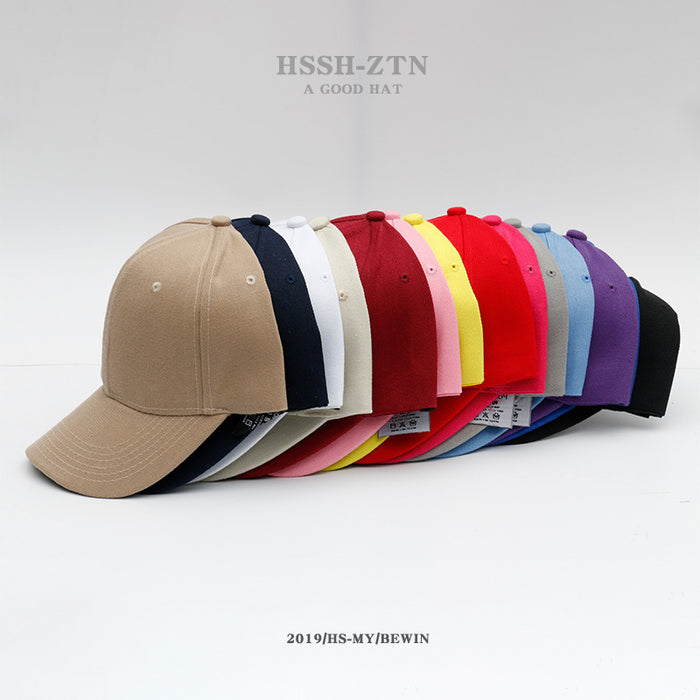 Wholesale Sunshade Duck Tongue Hat Solid Color Sunscreen Sun Hat Men's Sports and Leisure Baseball Hat Hat