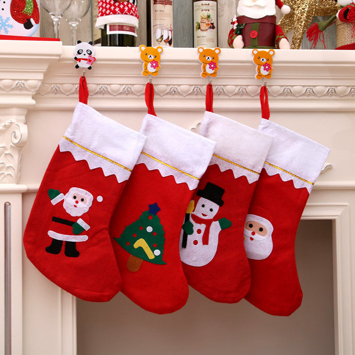 Wholesale Christmas Decoration Christmas Socks Christmas Gift Decals Large Christmas Socks Gifts