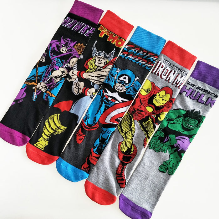 Wholesale Cotton Cartoon Middle Tube Socks JDC-SK-YiYan067