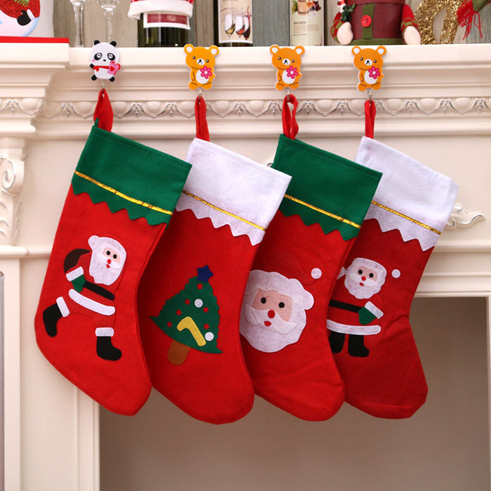 Wholesale Christmas Decoration Christmas Socks Christmas Gift Decals Large Christmas Socks Gifts