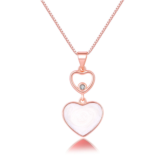 Wholesale Same style necklace, black dropper love pendant, heart-shaped women's necklace