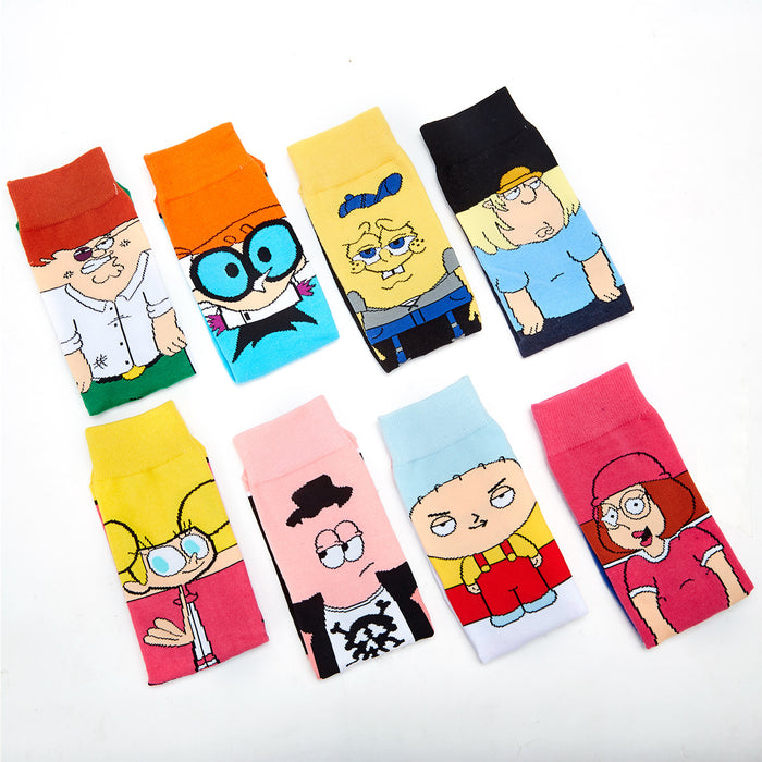 Wholesale Cartoon Cotton Socks Sports Leisure JDC-SK-JSHH001