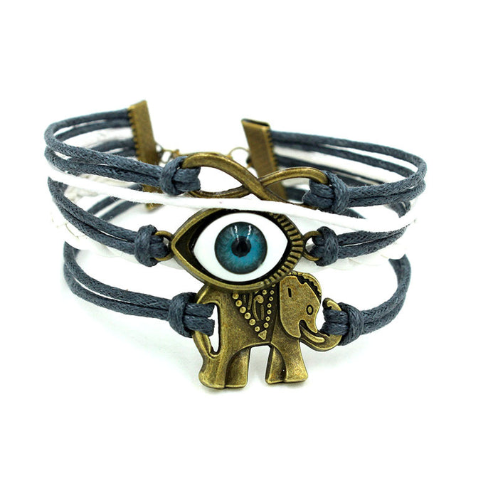 Wholesale Eye 8-character multi combination bracelet