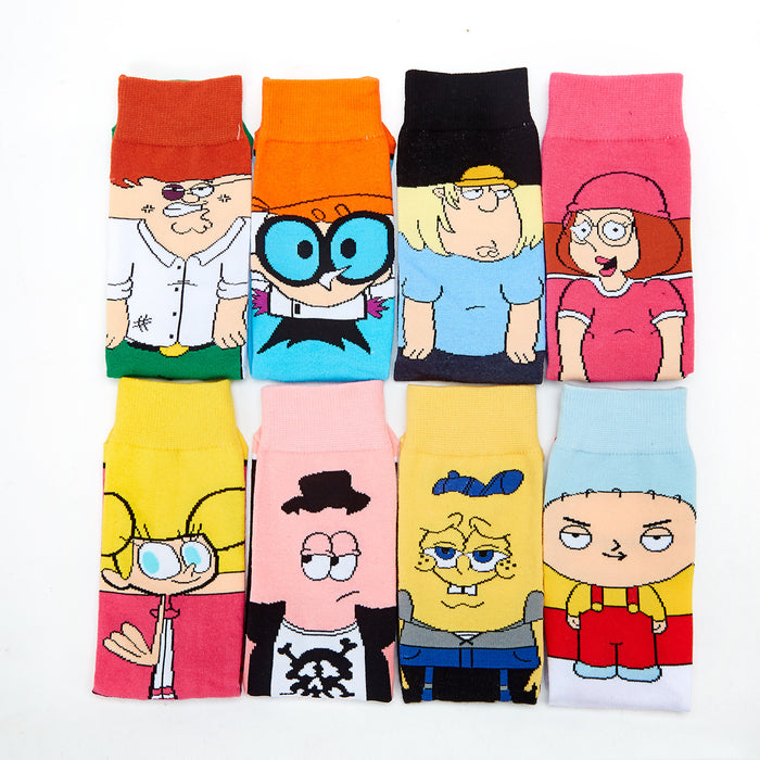 Wholesale Cartoon Cotton Socks Sports Leisure JDC-SK-JSHH001