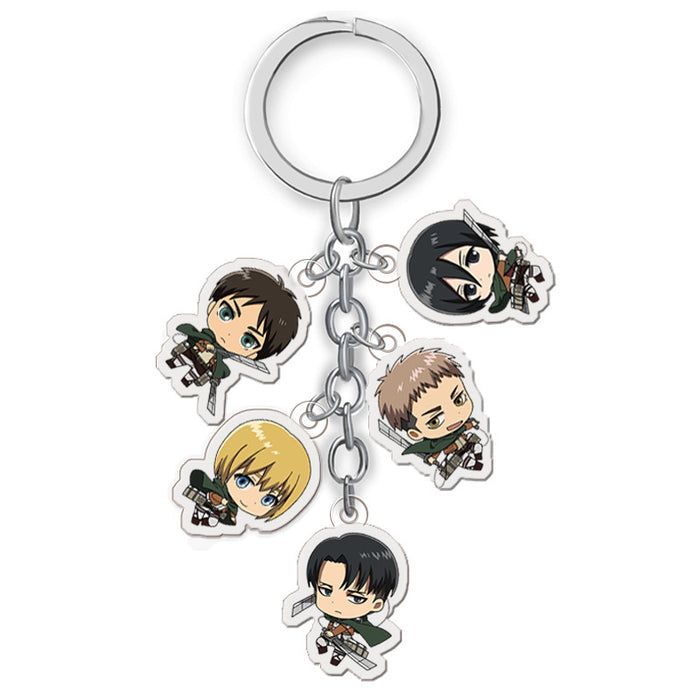 Wholesale Anime Merchandise Acrylic Double-Sided Transparent Keychain