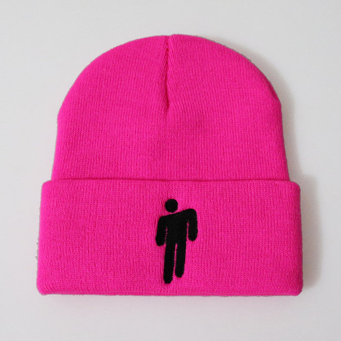 Wholesale Cartoon Embroidery Acrylic Knitted Beanie Hat JDC-FH-LvH026