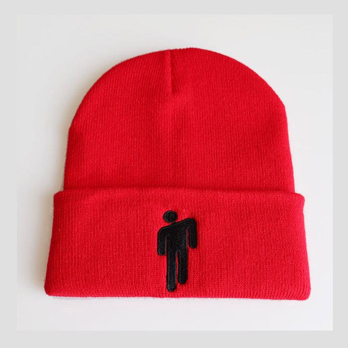 Wholesale Cartoon Embroidery Acrylic Knitted Beanie Hat JDC-FH-LvH026