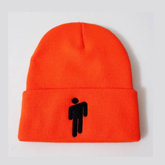 Wholesale Cartoon Embroidery Acrylic Knitted Beanie Hat JDC-FH-LvH026