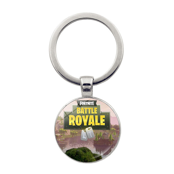 Wholesale accessories bastion night keychain Time Gem key ring pendant game peripheral jewelry