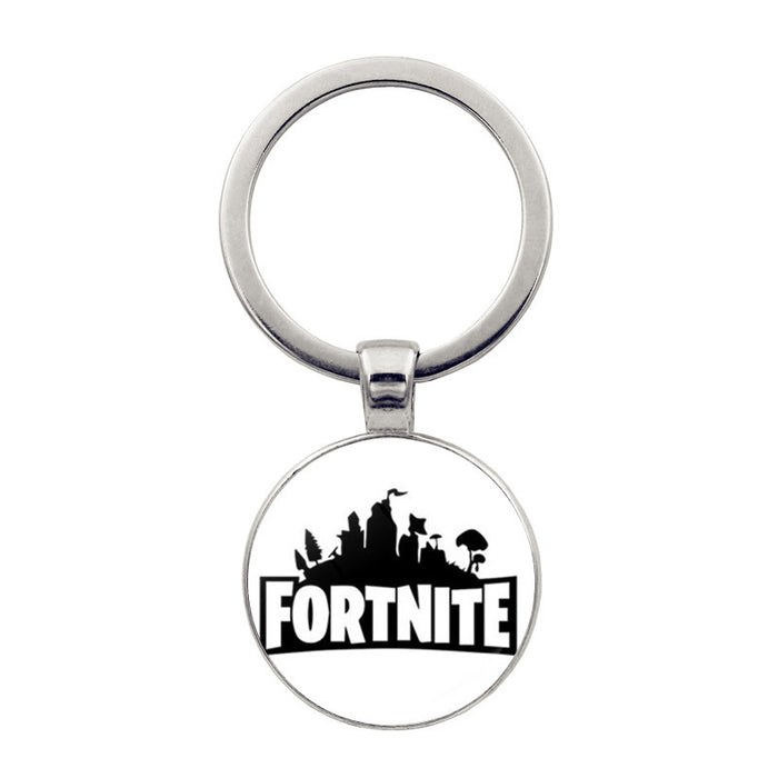 Wholesale accessories bastion night keychain Time Gem key ring pendant game peripheral jewelry