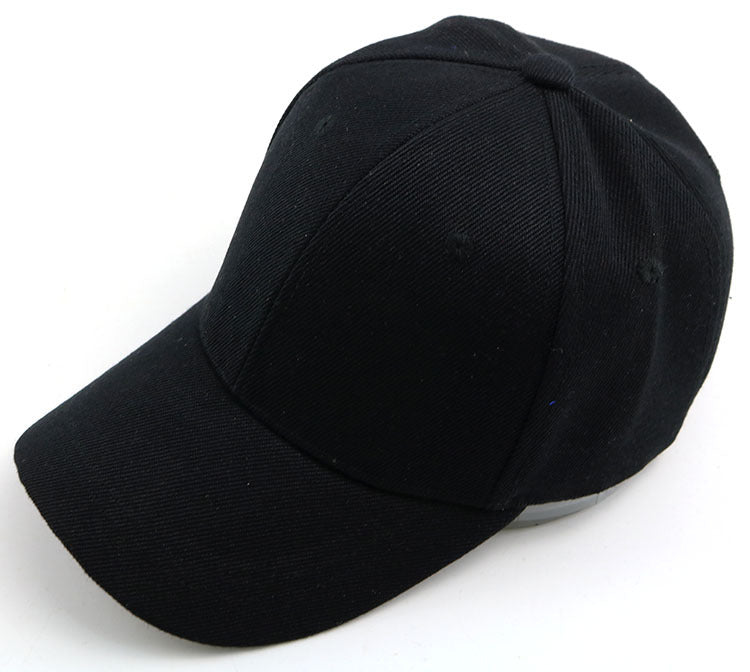 Wholesale Red Solid Color Kids Baseball Cap With Wide Brim Sunscreen Dome Top Trendy Gift