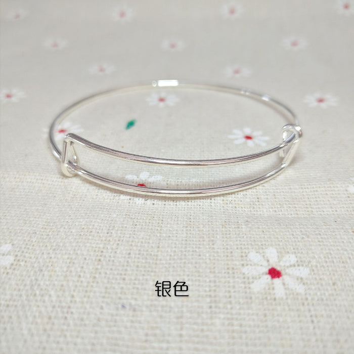 Wholesale Push pull Bracelet DIY Adjustable Bracelet Steel Wire Gold Plated Popular Jewelry Wholesale